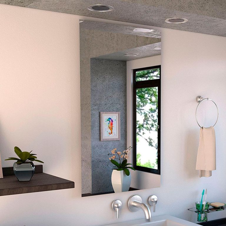 Espejo de Baño Sencillo Rectangular Garda