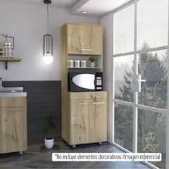 TUHOME - Puerta para Mueble de Cocina Modular Bat Vidrio Blanco 40cm ancho