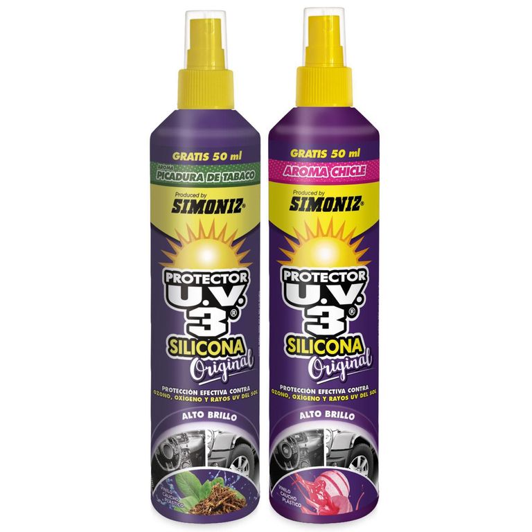 Kit de Silicona Autos Aroma Chicle + Picadura de Tabaco