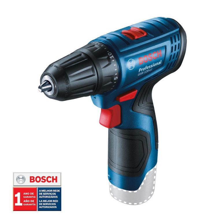 Taladro Atornillador Bosch GSR 120-LI (Sin batería)