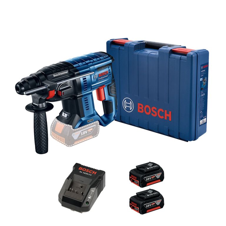 Rotomartillo Bosch 18V GBH 180-LI + 2 baterías + maletín plástico