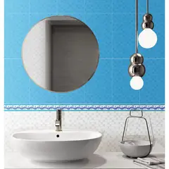 SAN LORENZO - Cerámica Canvas Celeste 27x45cm 1.7m2 para muro