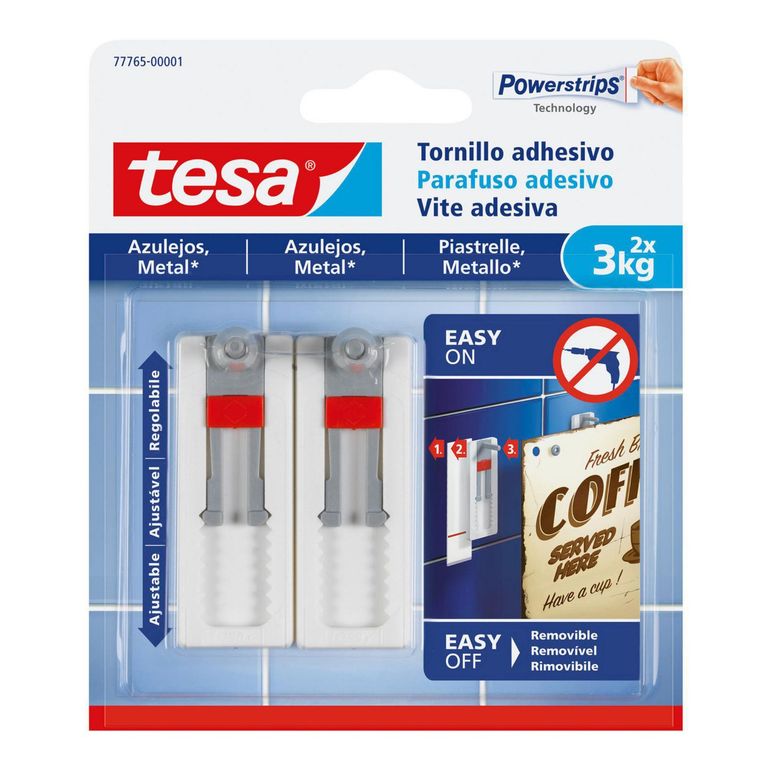 Tornillo Adhesivo Ajustable Baldosa 3 kg. x 2 unid.