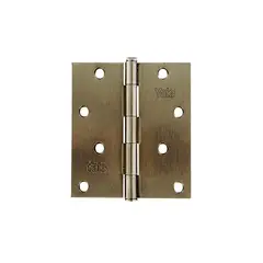 YALE - Bisagra de Bronce Antiguo 3.5x3.5 x3 und