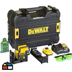 DEWALT - Nivel Laser Combinado Dewalt  2 Lineas y 2 Punto Verde 12V DCE0822D1G