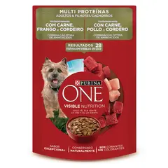 CONJUNTOS ESTRUCT - ALIM HUM PERRO ONE MULTI ADUL CACH 85G