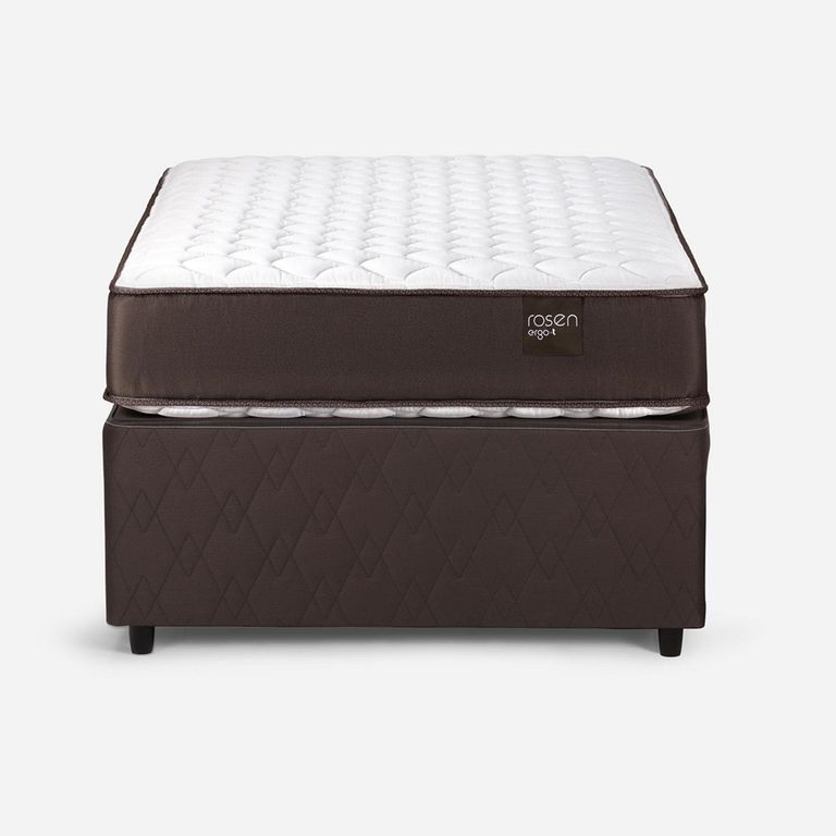 Cama Diván Ergo T New Rosen 1.5 Plazas + Colchón