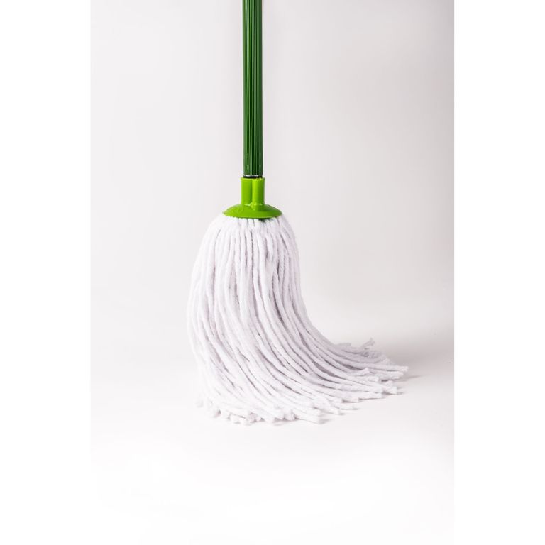 Trapeador Industrial Hude Blanco Y Verde