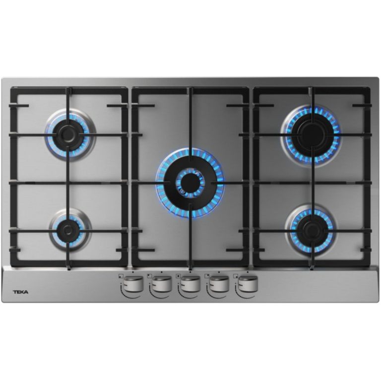 Cocina empotrable Gas Teka GSC 95330 SB IX X5 Quemadores
