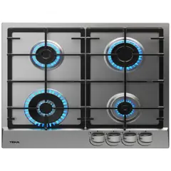 TEKA - Cocina empotrable Gas GSC 64320 SB IX X4 Quemadores