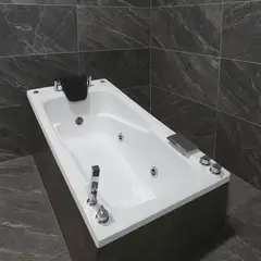 CUBA&SPA - Tina Hidromasaje Rectangular Magia 150x75cm Blanca