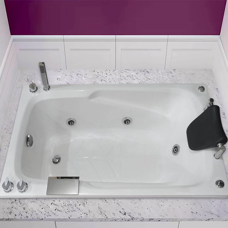 Tina Hidromasaje Rectangular Magia 130x75cm Blanca