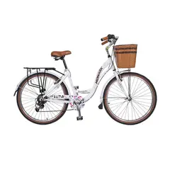 MONARK - Bicicleta Romantic Aro 26" Gris Claro