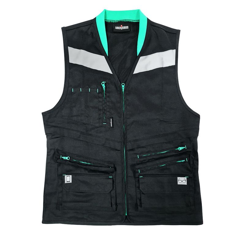 Chaleco Reflectivo Geólogo para Mujer Azul Talla XL