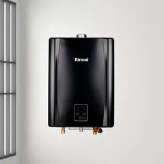 RINNAI - Terma a Gas Digital GLP 17 litros Tiro Forzado