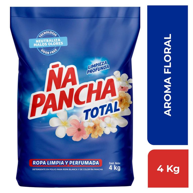 Detergente En Polvo Floral Ña Pancha Floral 4Kg