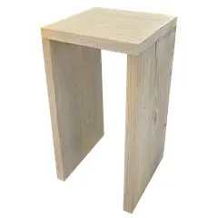 TIMBERMAC - Tablero Pino FJ 40x400x700mm Pack x2 + Tablero Pino FJ 40x400x400mm