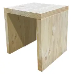 TIMBERMAC - Tablero Pino FJ 40x400x400mm Pack x3