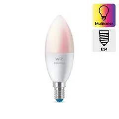 WIZ - Foco Vela LED Wi-Fi E14 40W RGB