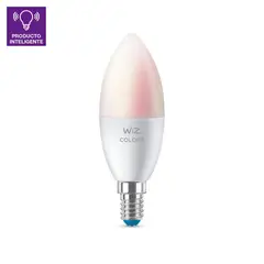 WIZ - Foco Vela LED Wi-Fi E14 40W RGB