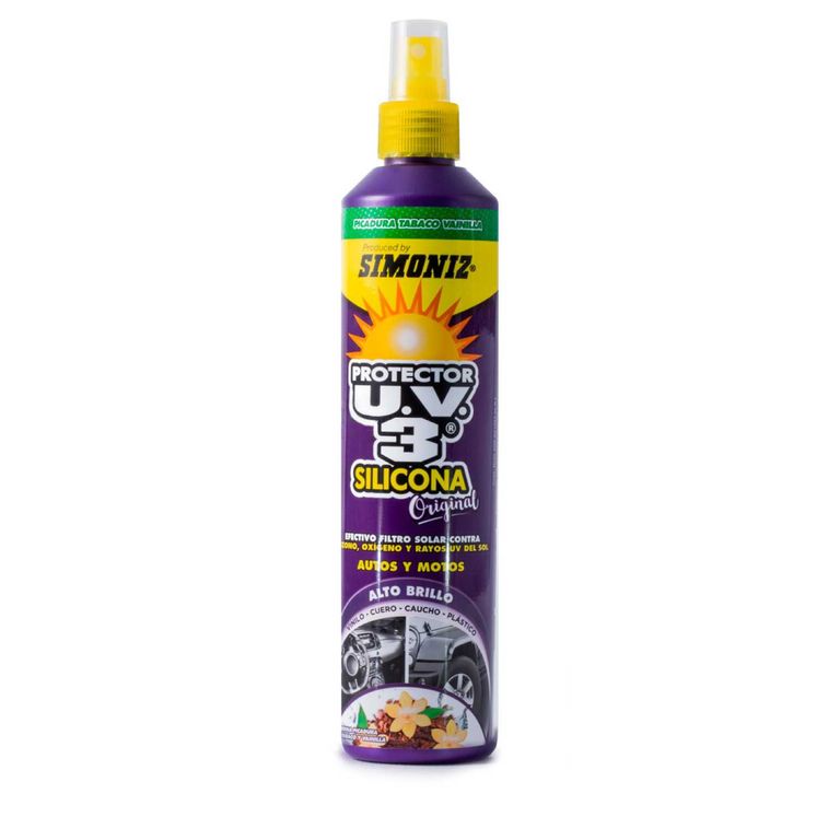 Silicona Protectora UV3 SIMONIZ Picadura de Tabaco y Vainilla 300ml