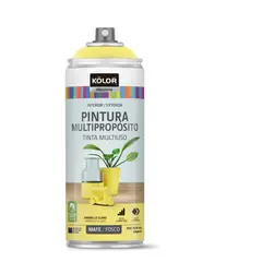 GENERICO - Pintura Spray Amar Claro Mate 400 Ml