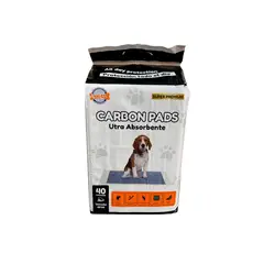 ACCECAN - Pañales de Piso Carbon de Bambú 60x60cm 40 pads