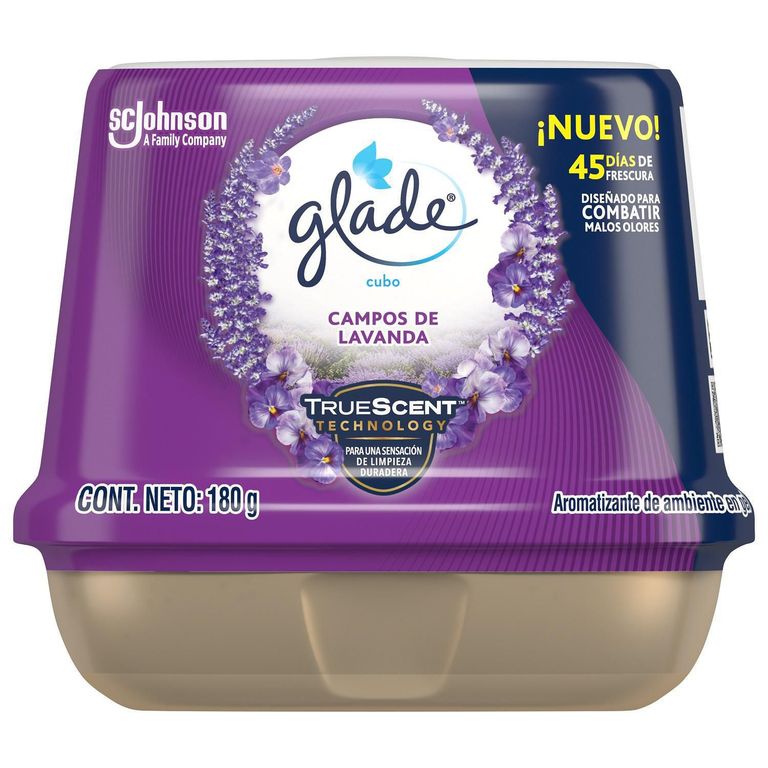Ambientador Glade En Pote Lavanda 180Ml