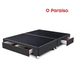 PARAISO - Box Tarima con Cajones King