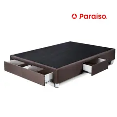 PARAISO - Box Tarima con Cajones 2 Plazas