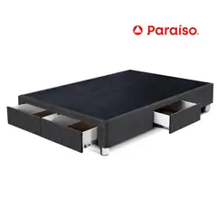 PARAISO - Box Tarima con Cajones 2 Plazas