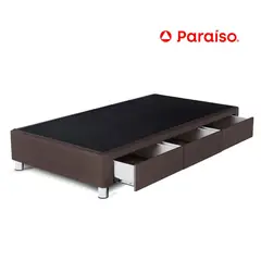 PARAISO - Box Tarima con Cajones 1.5 Plazas