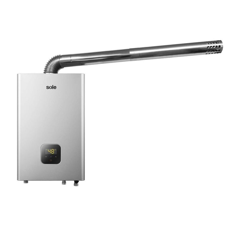 Terma a Gas GLP Sole Tiro Forzado 20 LT con Accesorios