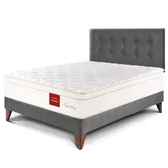 PARAISO - Dormitorio Europeo Royal Prince 2 Plazas + 2 Almohada + Protector