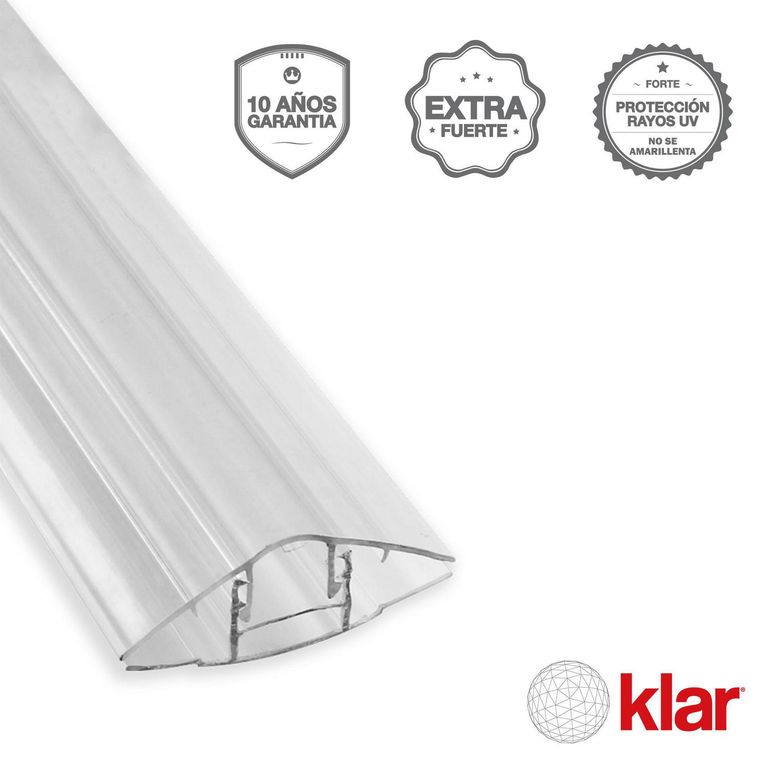 Kit Conector de Policarbonato HCP 5.8 m Transparente