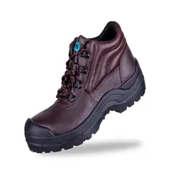 BATA INDUSTRIALS - Zapatos de Seguridad Punta de Acero Unisex Warrior Brown T39