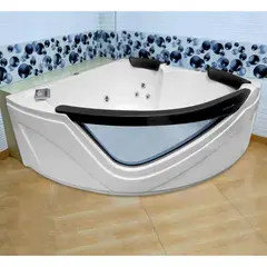 CUBA&SPA - Tina Hidromasaje Esquinera Grecia 150x150x60cm Blanca