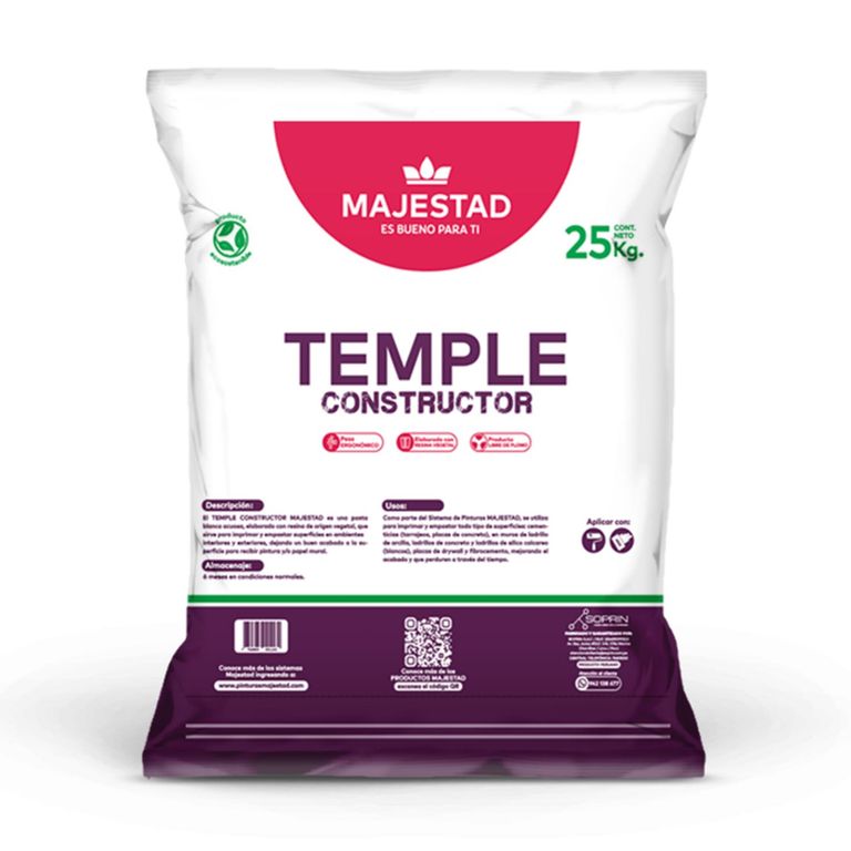 Temple Constructor Majestad Bolsa X 25 Kg