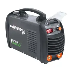 GLADIATOR - Soldadora Eléctrica Inverte 200A MMA con Conectores DE 3/8 Galdiator
