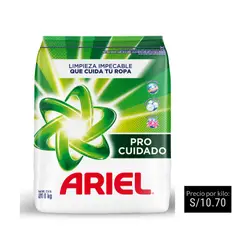 ARIEL - Detergente En Polvo Pro Cuidado 8Kg