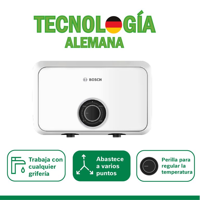 Calentador Eléctrico Bosch Multipunto 9500W