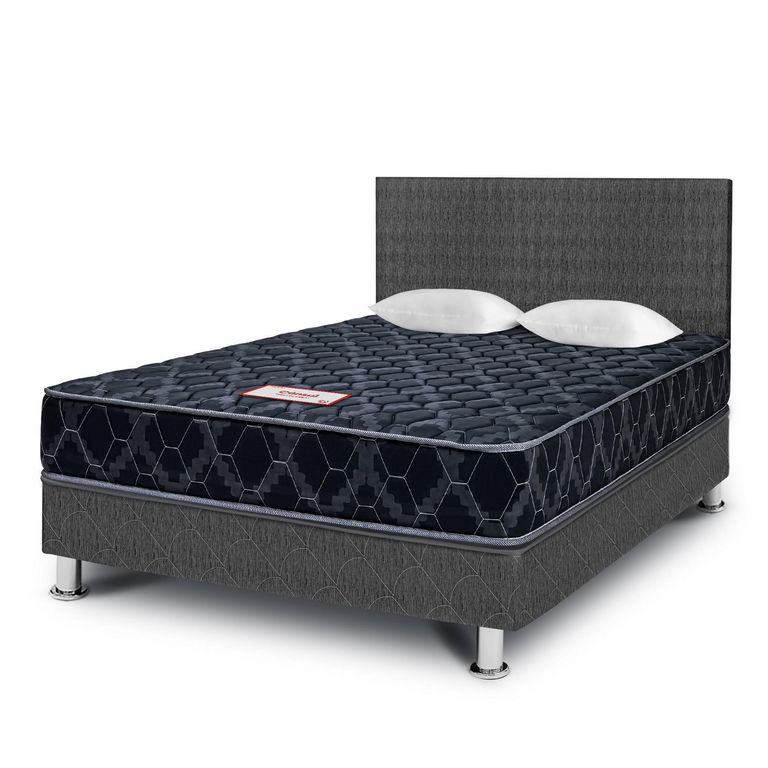 Dormitorio Paraíso Cónsul Black 2 Plazas + 2 Almohadas + Protector