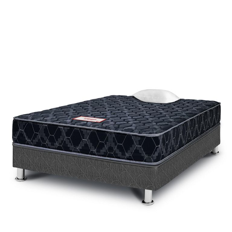 Cama Paraíso Cónsul Black 1.5 Plazas