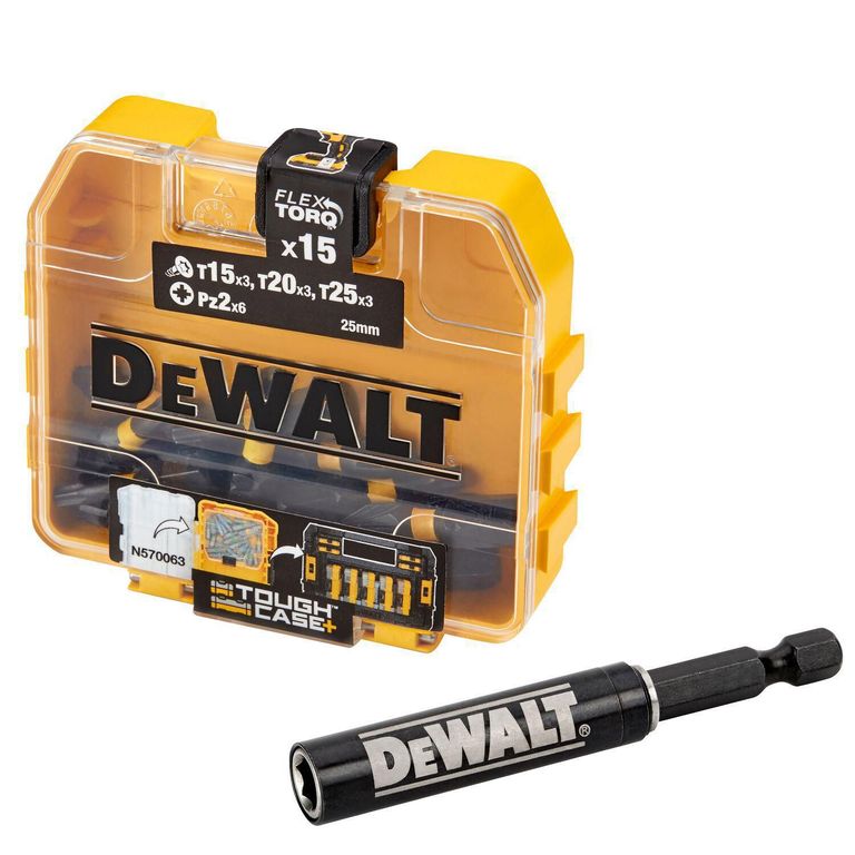 Juego de Punta para Atornillar Dewalt 16 Piezas DT70522T-QZ