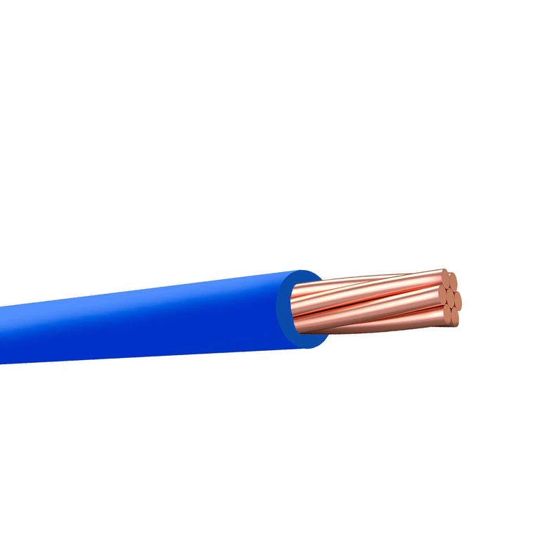 Cable THW 14 AWG Elcope Azul 50 Metros