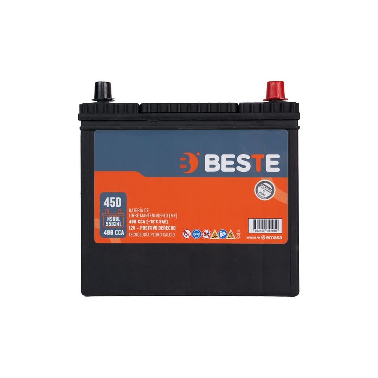 Batería Beste NS60L (45AH/400A)