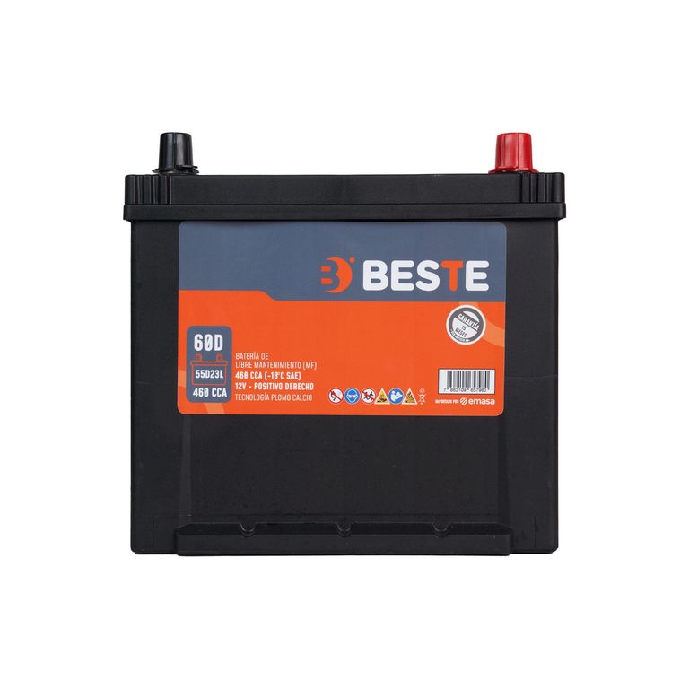 Batería para Auto Beste 55D23L (60AH/460A)