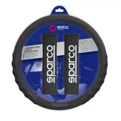 SPARCO - Set Cubre Volante y 2 Cinturones