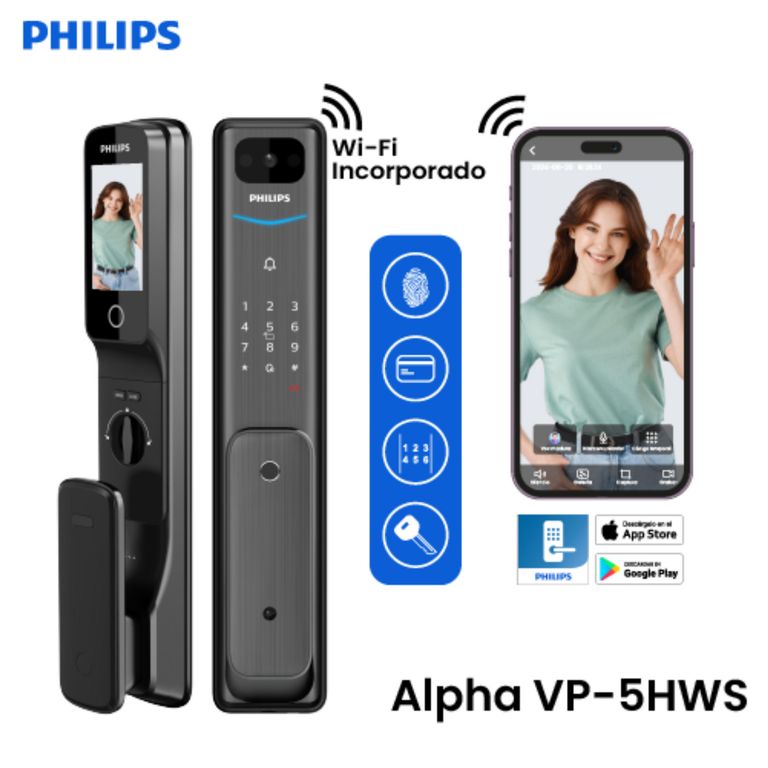 Cerradura Inteligente Philips Alpha Vp-5Hws