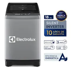 ELECTROLUX - Lavadora 18 kg Gris Carga Superior EWIP18F2XSWG